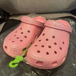 Crocs Clogs Flamingo Glitter Mens Sz 11 / Womens Sz 13